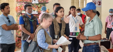 6th June 2023, Canadian monitoring mission visited Jamtoli outlet